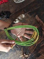 Load image into Gallery viewer, Green Multi-Strand Necklace