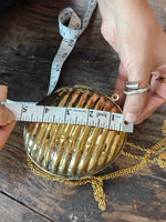 Load image into Gallery viewer, Brass Round Shape Purse