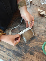Load image into Gallery viewer, Brass Mini Purse Trapezoidal Shape