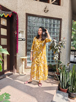 Load image into Gallery viewer, Yellow Long Shirt Dress