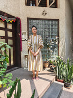 Load image into Gallery viewer, Yellow Jaipuri Flare Dress
