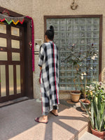Load image into Gallery viewer, Black & White Check Co-ord Set