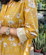 Load image into Gallery viewer, Yellow Long Shirt Dress
