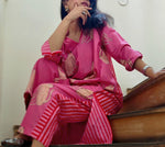 Load image into Gallery viewer, Pink Lappad Print Co-ord Set