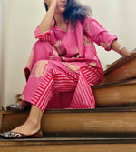 Load image into Gallery viewer, Pink Lappad Print Co-ord Set