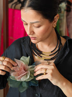 Load image into Gallery viewer, Black Multi-Strand  Necklace
