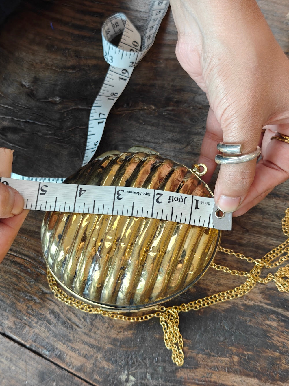 Brass Round Shape Purse