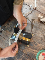 Load image into Gallery viewer, Black Mate Finished  Brass Clutch
