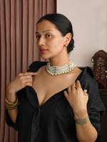 Load image into Gallery viewer, White Beaded Choker
