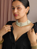 Load image into Gallery viewer, White Beaded Choker
