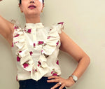 Load image into Gallery viewer, White Close Neck Top

