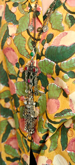 Load image into Gallery viewer, Musturd Green Floral Print
