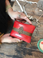 Load image into Gallery viewer, "Red Mate finished  Brass Clutch
